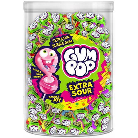 GUM POP Lízátko kyselé 100 x 15 g