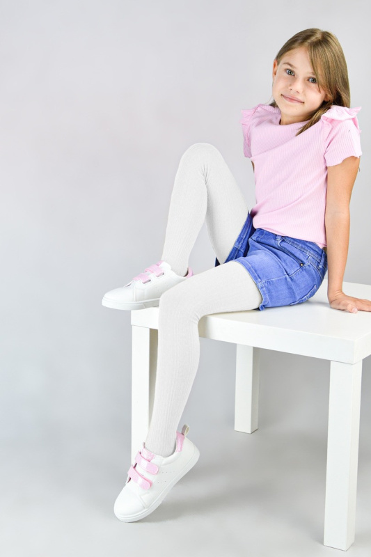 PRUHOVANÉ PUNČOCHÁČE 2-6 LET RB021 fialová 116-122