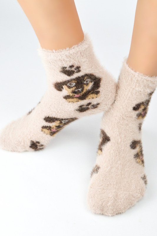 NADÝCHANÉ PONOŽKY SP008 béžová 36-41