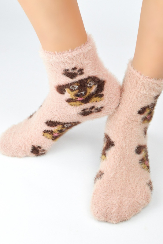 NADÝCHANÉ PONOŽKY SP008 růžová 36-41