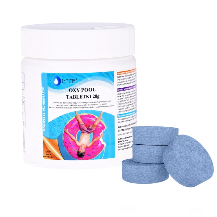Oxy Pool kyslíkové tablety na dezinfekci vody pro bazény a jacuzzi 0,5 kg
