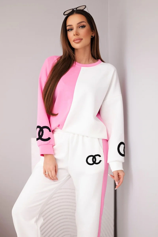 Dámská dvoubarevná tepláková souprava Kesi