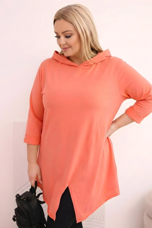 Dámská asymetrická halenka Plus Size