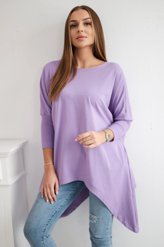 Kesi Oversize halenka asymetrická Barva: Fialová, Velikost: UNI