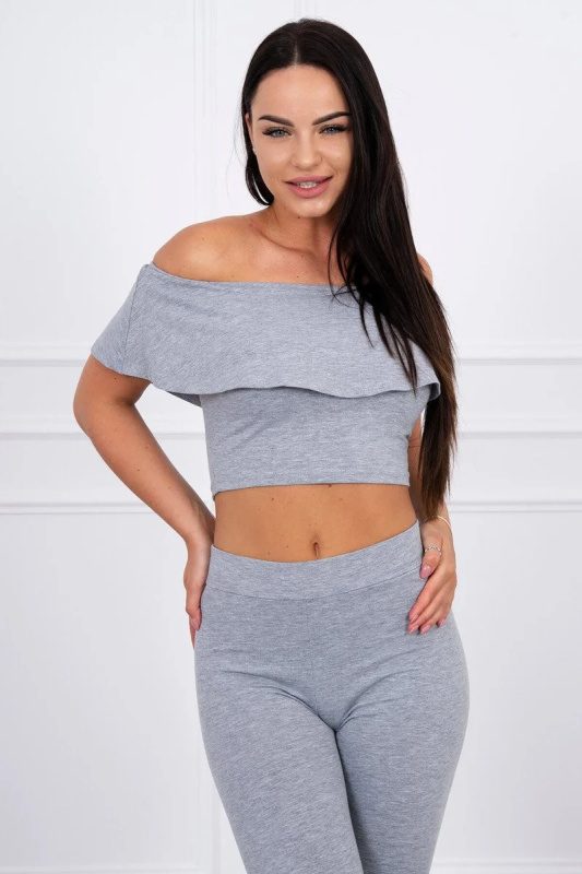 Kesi Sada Arya s volánky Barva: Šedá, Velikost: UNI