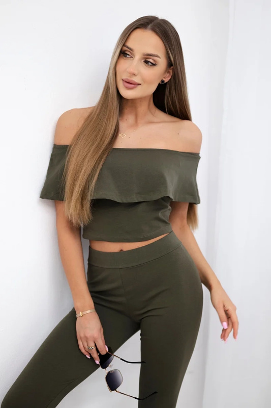 Kesi Sada Arya s volánky Barva: Zelená - tmavě, Velikost: UNI