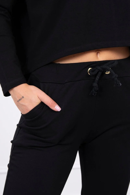 Kesi Souprava  Gracie oversize mikina + tepláky Barva: Černá, Velikost: UNI