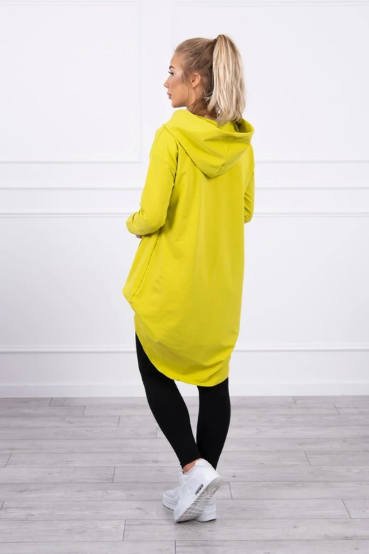 Kesi Mikina Yasmina s kapucí s dlouhými zády Barva: Žlutá, Velikost: UNI