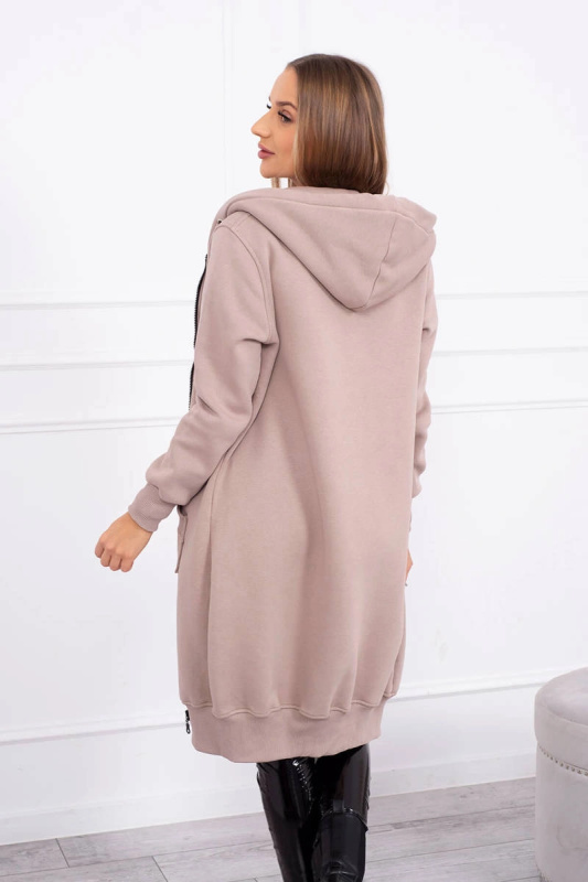 Kesi Zateplená mikina Hope s kapucí Barva: Béžová, Velikost: UNI