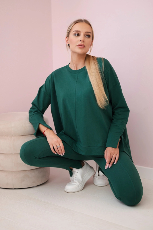 Kesi Souprava Grata s oversize blůzou Barva: Zelená, Velikost: UNI