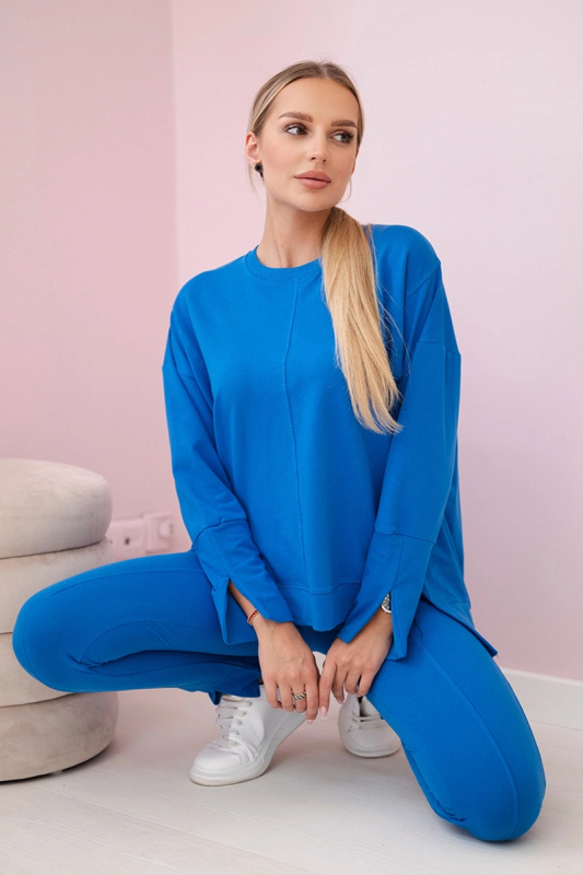 Kesi Souprava Grata s oversize blůzou Barva: Modrá - tmavě, Velikost: UNI