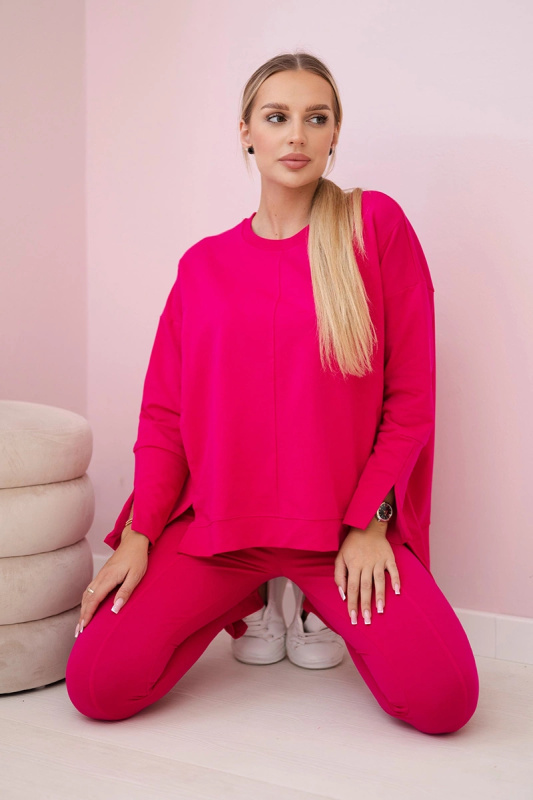 Kesi Souprava Grata s oversize blůzou Barva: Růžová - tmavě, Velikost: UNI