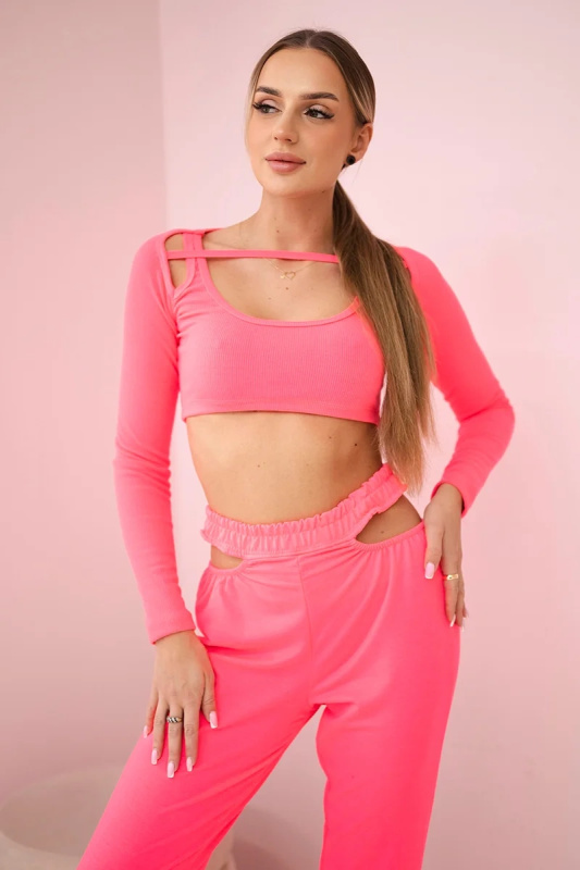 Kesi Sada Ayva - top + legíny Barva: Růžová, Velikost: UNI