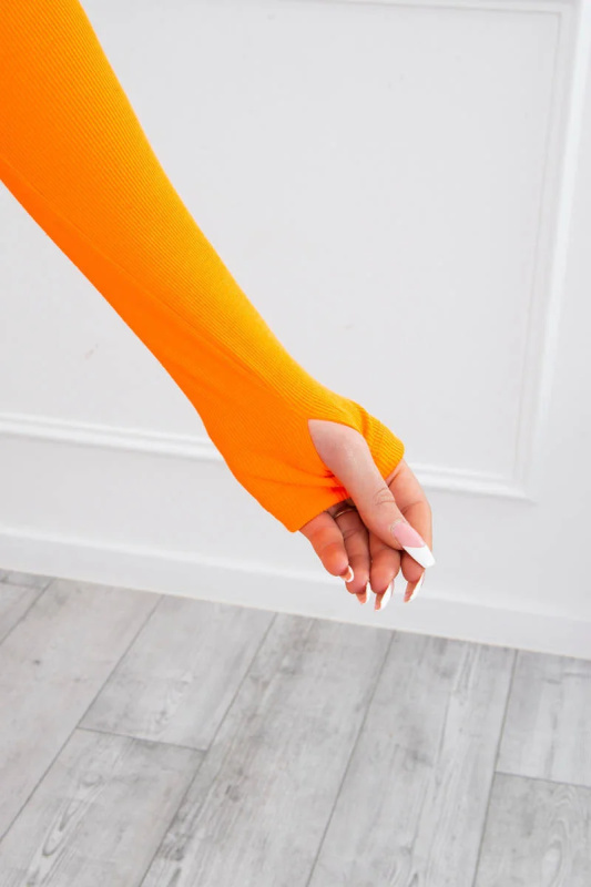 Kesi Sada Ayva - top + legíny Barva: Oranžová, Velikost: UNI