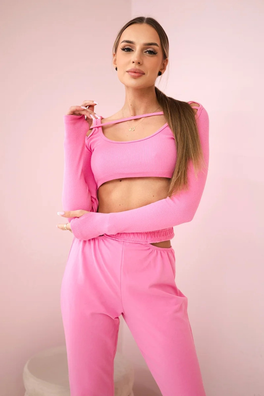 Kesi Sada Ayva - top + legíny Barva: Růžová - světle, Velikost: UNI