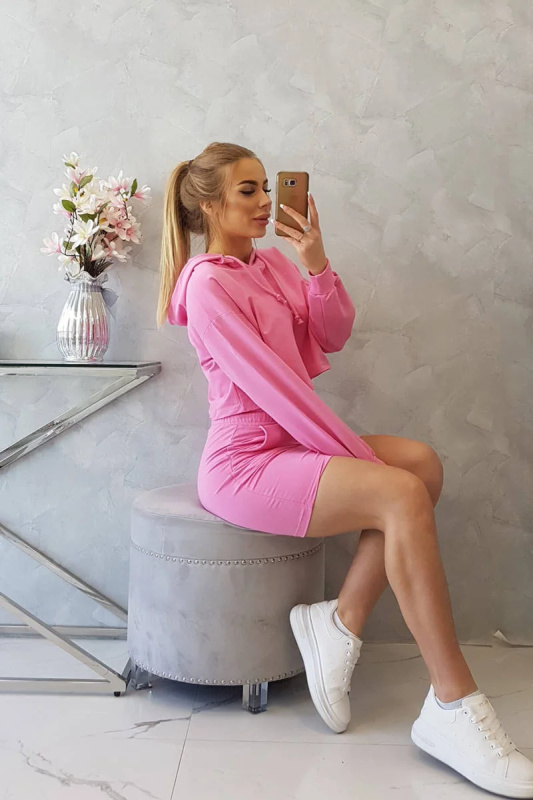 Kesi Souprava halenky a sukně Hezel Barva: Růžová, Velikost: UNI