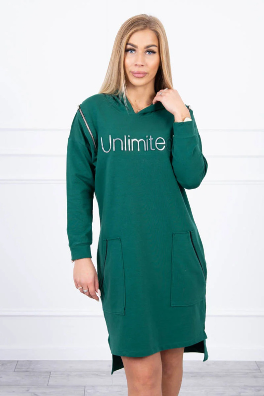 Kesi Dámské bavlněné šaty Unlimited Barva: Zelená, Velikost: UNI