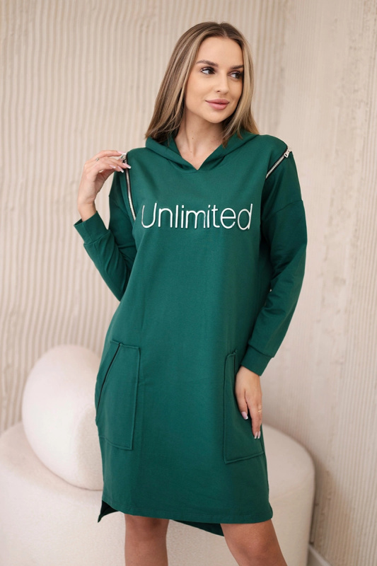 Kesi Dámské bavlněné šaty Unlimited Barva: Zelená, Velikost: UNI