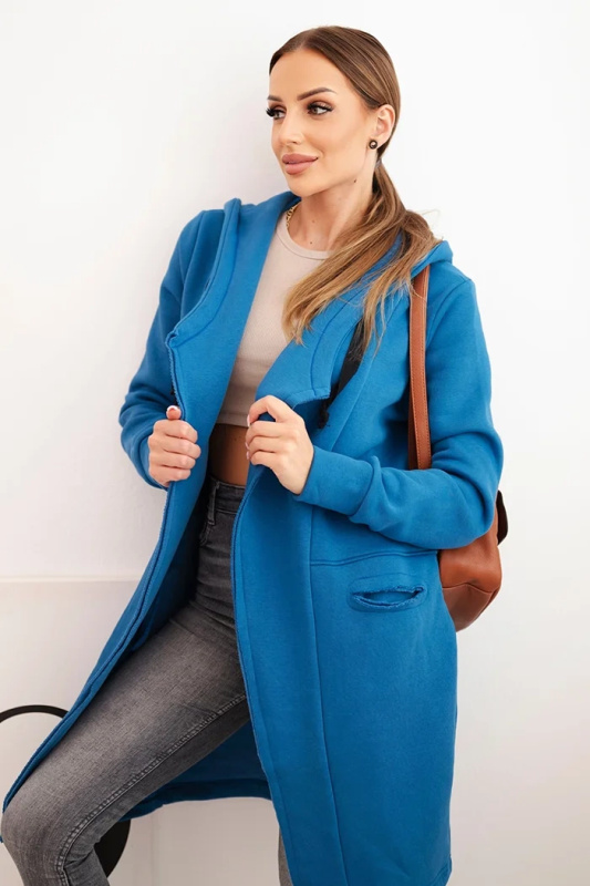 Kesi Zateplená bunda Dora s kapucí Barva: Modrá - světle, Velikost: UNI