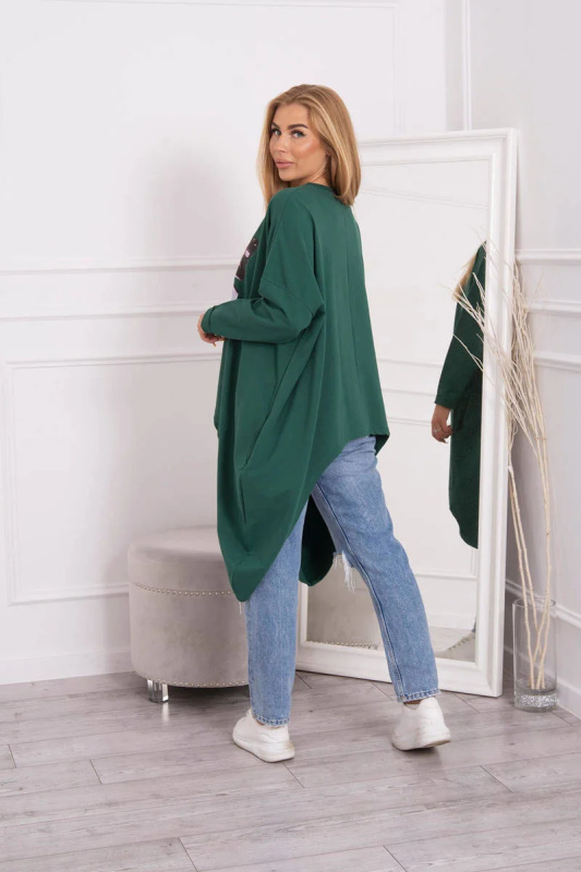 Kesi Tričko Butterfly Barva: Zelená - tmavě, Velikost: UNI