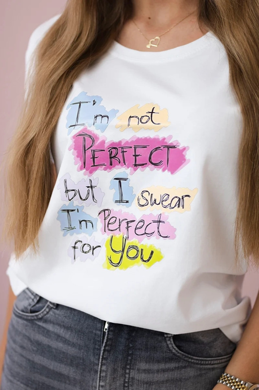 Kesi Tičko s potiskem Perfect Barva: Bílá, Velikost: UNI