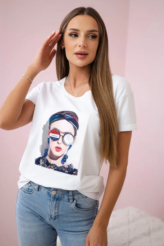 Kesi Dámské tričko Ursa Barva: Bílá, Velikost: UNI