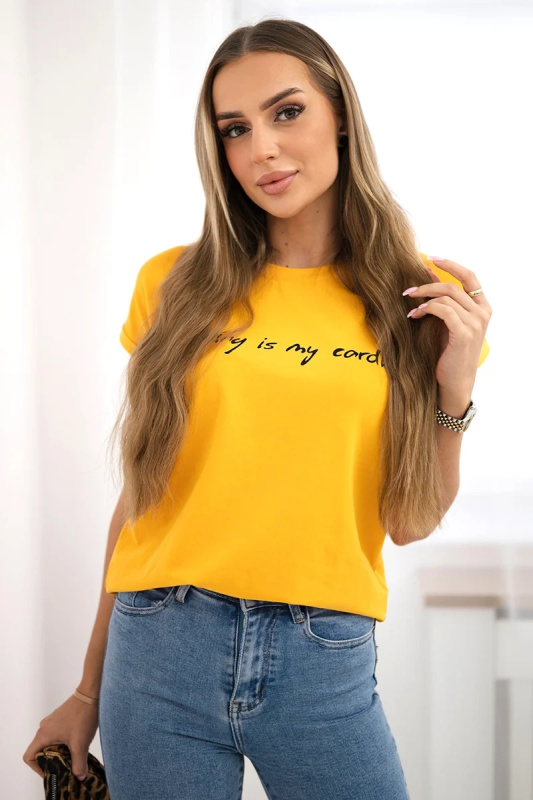 Kesi Tričko my cardio Barva: Zlatá, Velikost: UNI