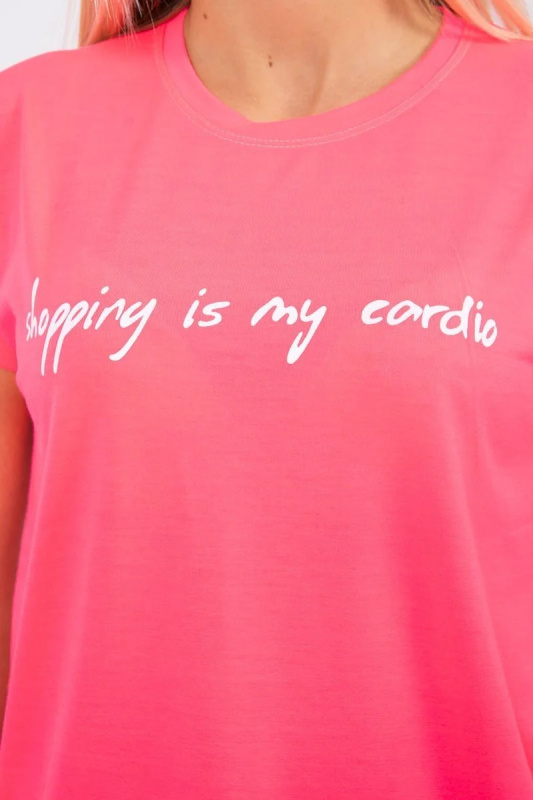 Kesi Tričko my cardio Barva: Růžová, Velikost: UNI