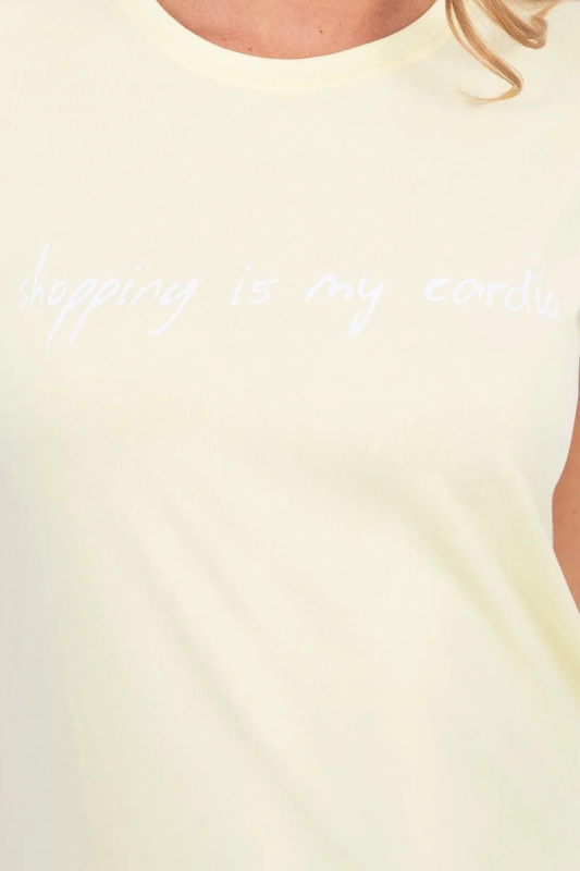 Kesi Tričko my cardio Barva: Žlutá, Velikost: UNI