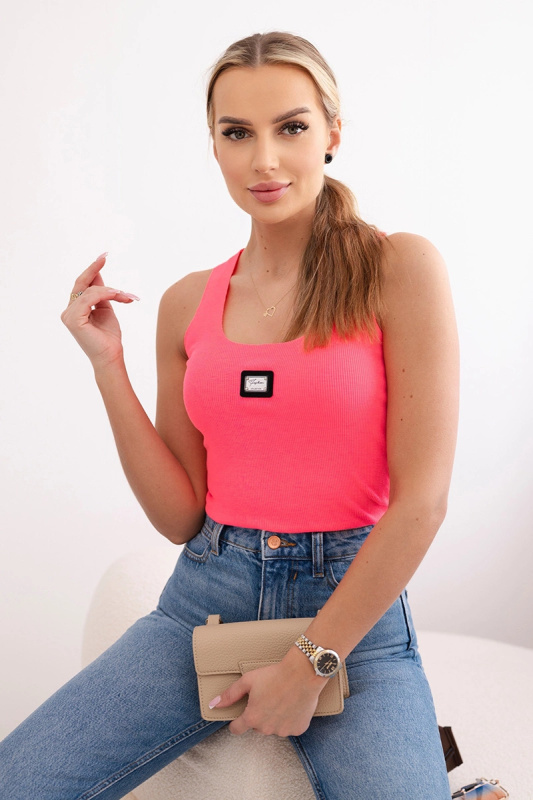 Kesi Žebrované tílko Tori Barva: Oranžová, Velikost: UNI