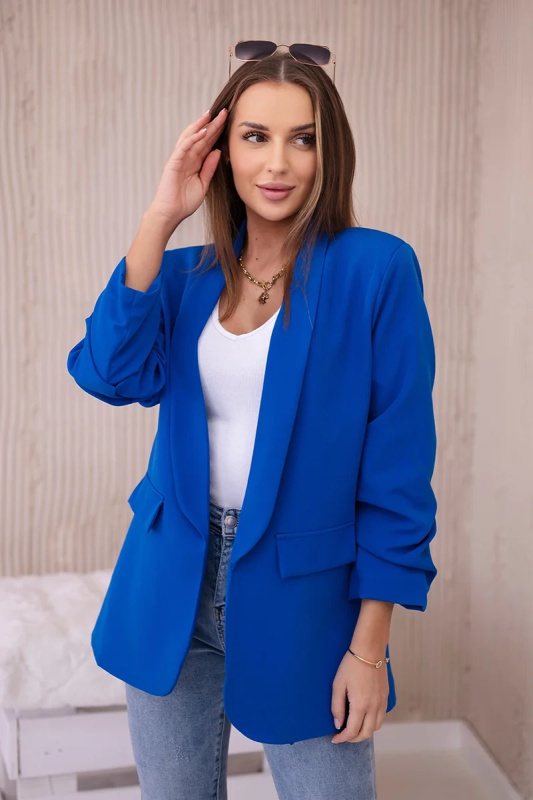 Kesi Sako 9709 s elegantní klopou Barva: Modrá - tmavě, Velikost: UNI