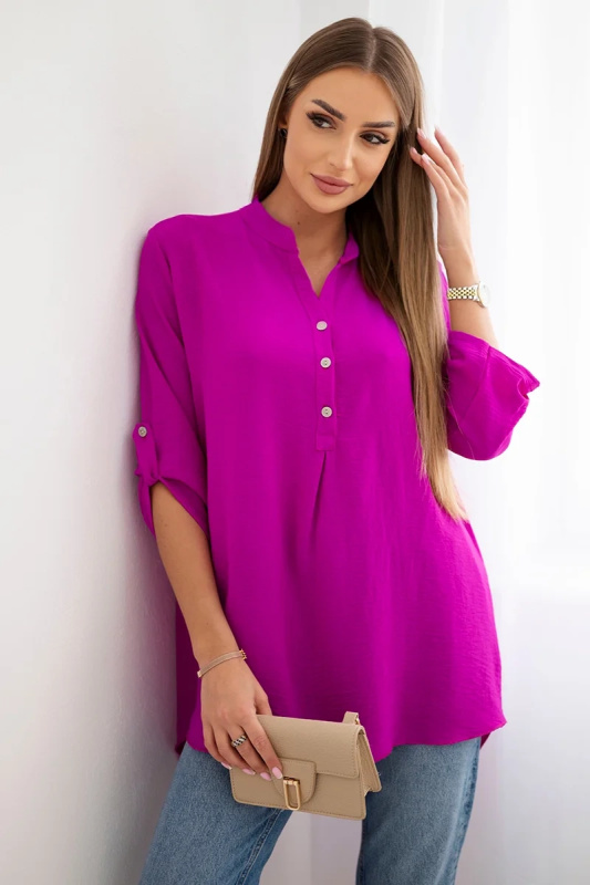 Kesi Halenka Cookie s prodlouženým zadním dílem Barva: Fialová, Velikost: UNI