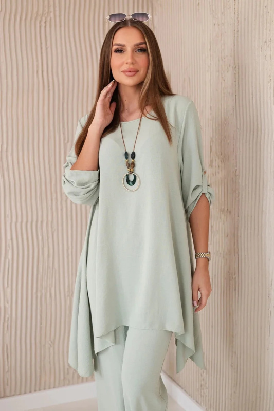 Kesi Sada Aida - halenka + kalhoty Barva: Tmavě mátová, Velikost: UNI