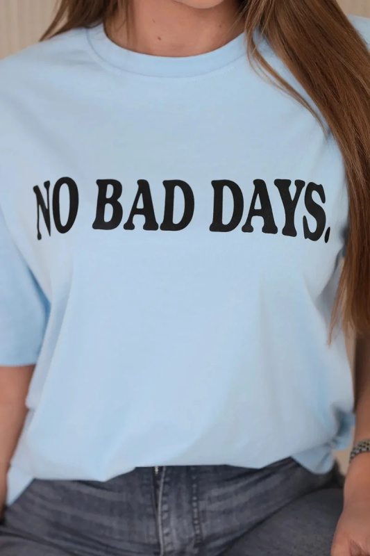Kesi Dámské tričko No Bad Days Barva: Modrá, Velikost: UNI