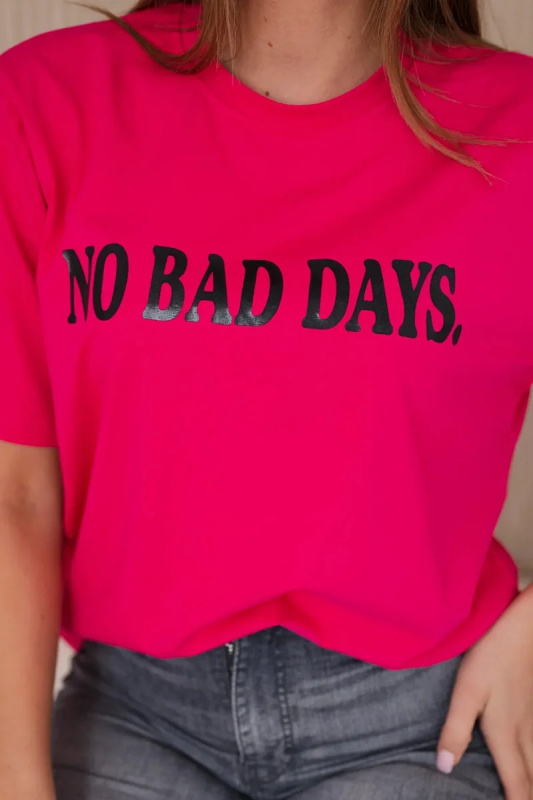 Kesi Dámské tričko No Bad Days Barva: Fialová, Velikost: UNI