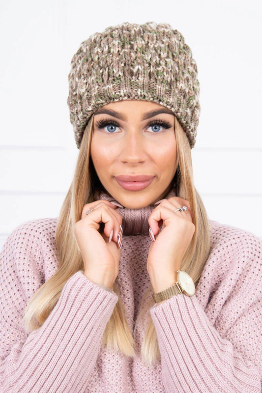 Kšiltovka K156 khaki + ecru UNI