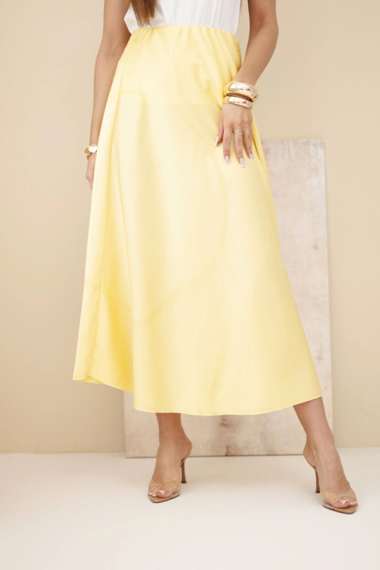 Kesi žlutá áčková viskózová sukně