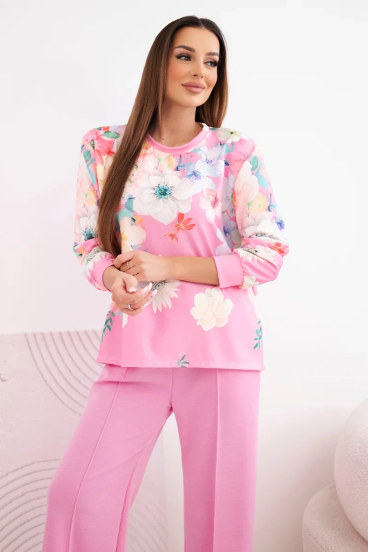 Dámský dvoudílný květinový set Kesi