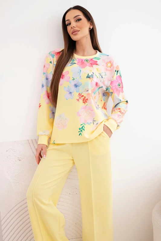 Kesi Włoski dámská souprava s květinovým vzorem