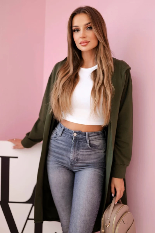 Kesi Mikina Zinnia s kapucí Barva: Zelená - tmavě, Velikost: UNI