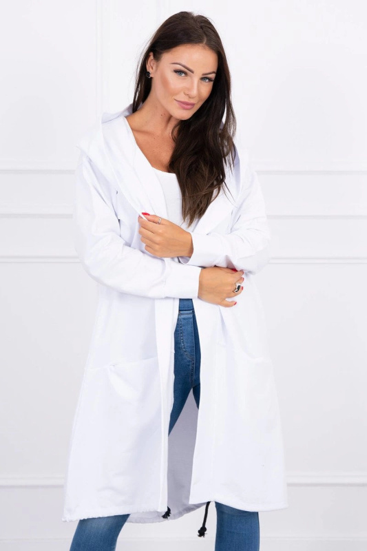 Kesi Mikina Zinnia s kapucí Barva: Bílá, Velikost: UNI