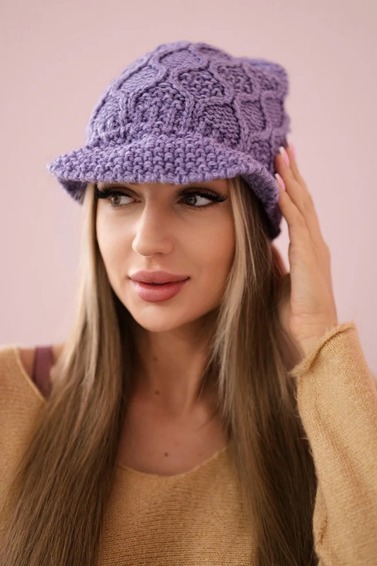 Roma Bis fleecová čepice K235 fialová UNI