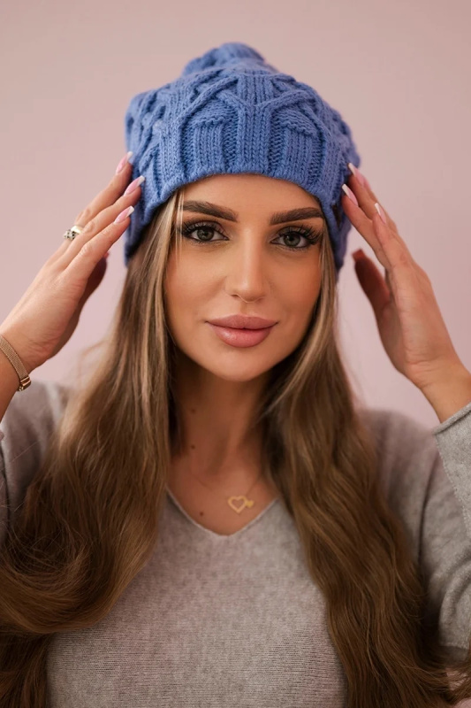 Sonia K201 džínová fleecová čepice UNI