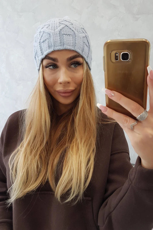Fleecová čepice Sonia K201 modrá UNI