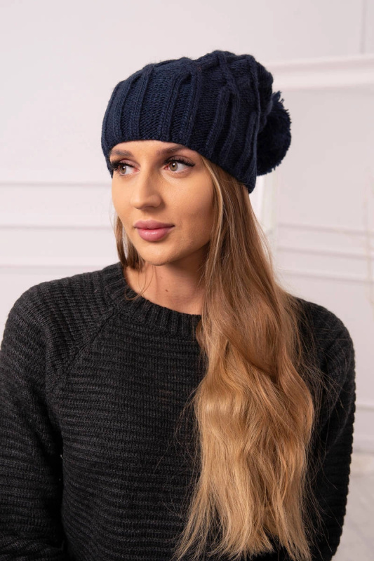 Milano fleecová čepice K203 navy blue UNI