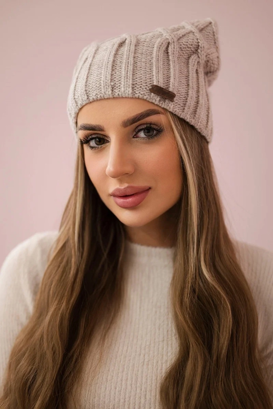 Milano fleecová čepice K203 světle béžová UNI