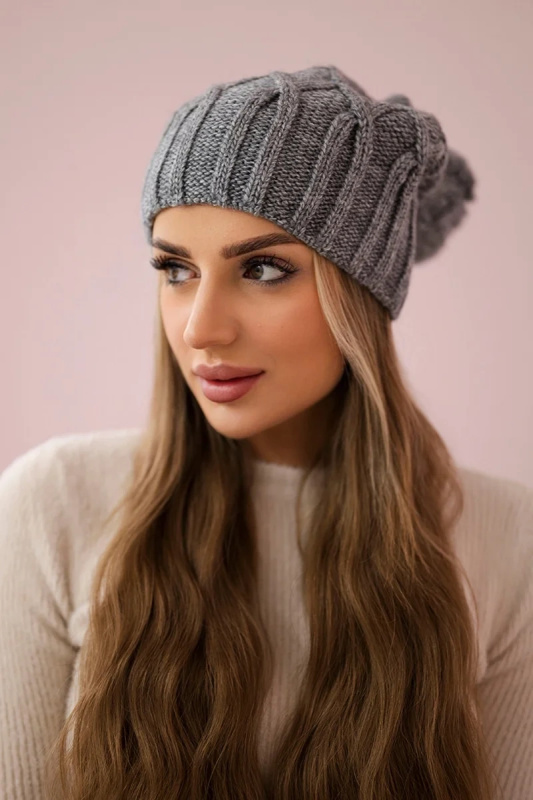 Milano fleecová čepice K203 tmavě šedá UNI