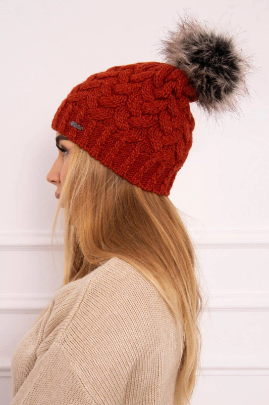 Fleecová čepice Daria K217 červená UNI