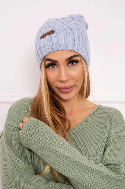 Fleecová čepice Paulina K227 modrá UNI