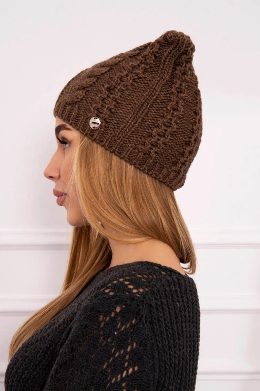 Fleecová čepice Rabbid K237 cappuccino UNI